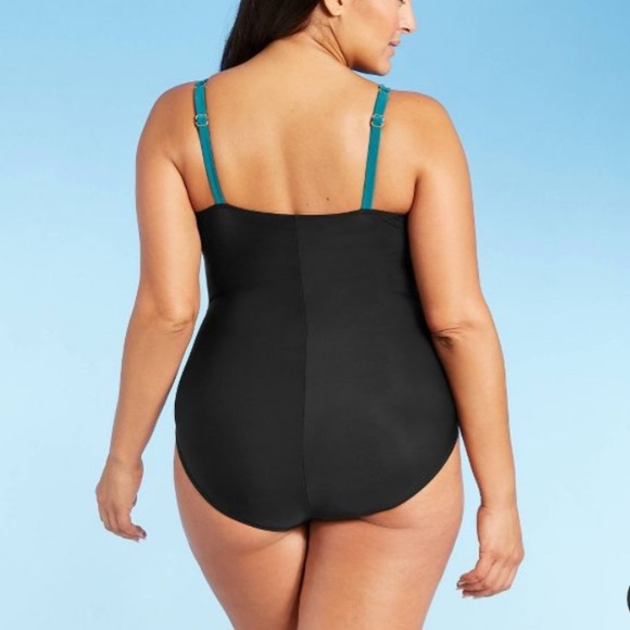 UPF 50+ high neck one piece swimsuit Large - Picture 2 of 11